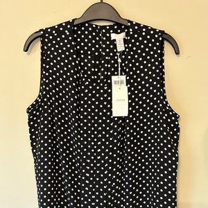 Chico's Woman's Polkadot Sleeveless Top